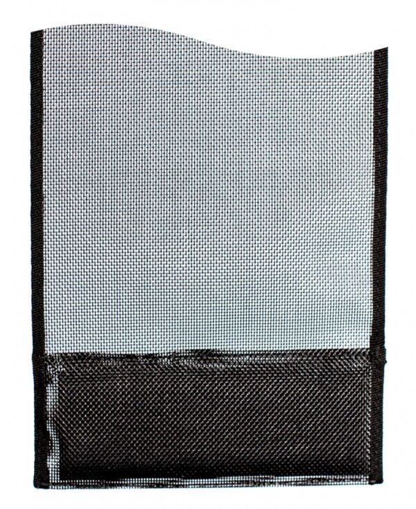 Single insect mesh strip with reinforced base