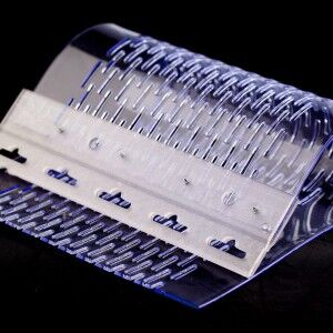 Perforated PVC strip curtains