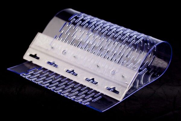 Perforated pvc strip curtains Perforated PVC strip curtains