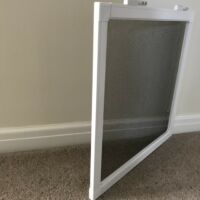 Panel fly screen with 30mm extruded aluminium frame