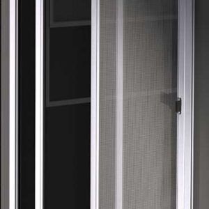 Horizontal sliding fly screen system