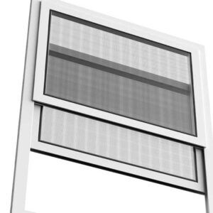 Vertical sliding fly screen system