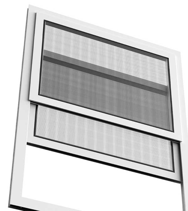 Vertical sliding fly screen Vertical sliding fly screen system