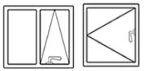 single opening window