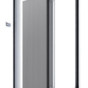 Single roller fly screen door