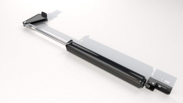 Automatic closer for a commercial fly screen door
