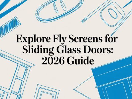 Illustrated title card: Explore Fly Screens for Sliding Glass Doors - 2026 Guide